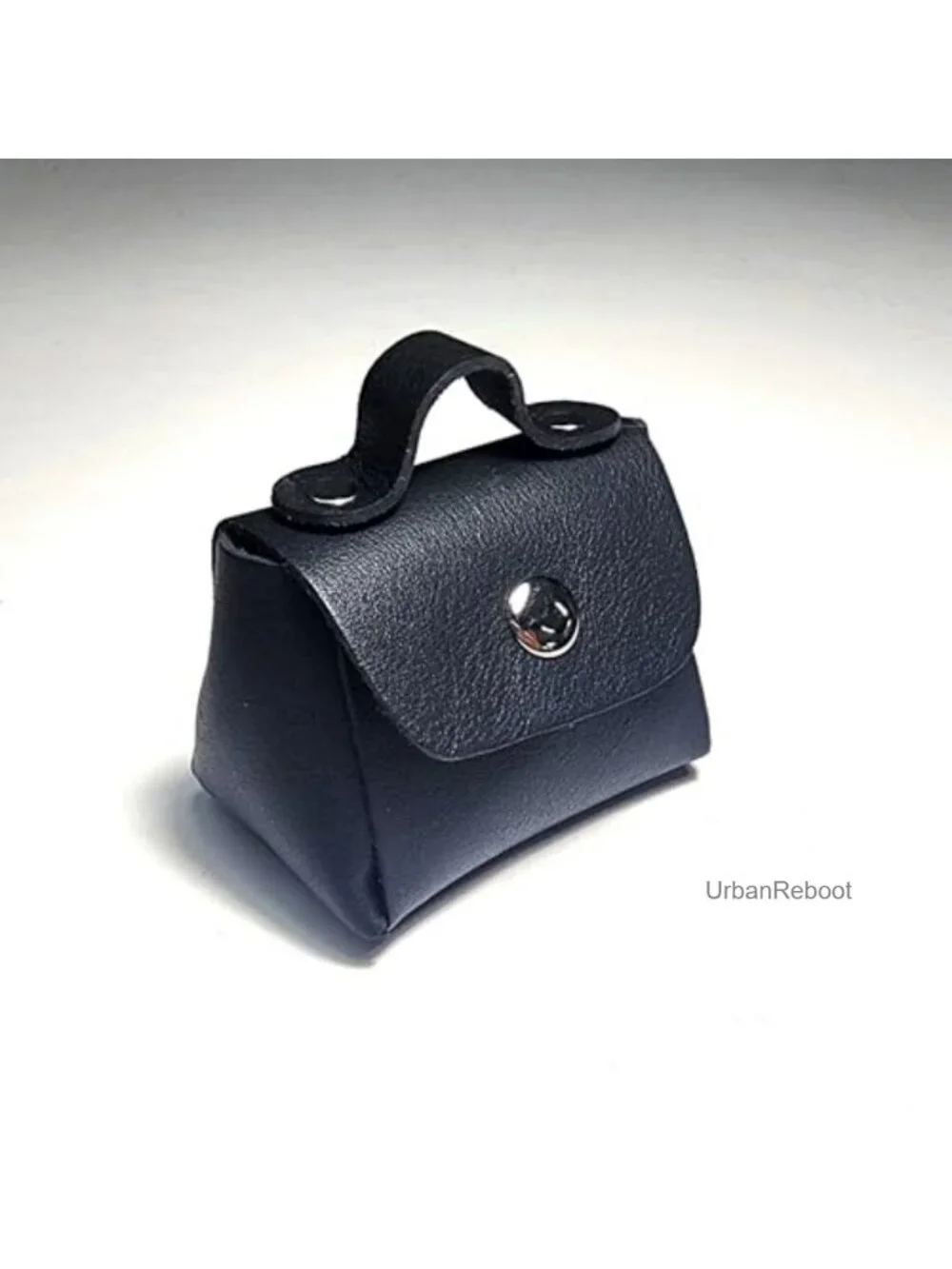 Genuine Leather Mini Pouch Fits AirPods Coin & Accessory Holder Handmade